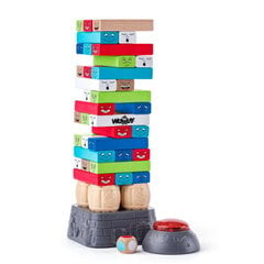 Medinių kaladėlių bokštas su elektroniniu magnetu Woody, 10212 kaina ir informacija | Lavinamieji žaislai | pigu.lt