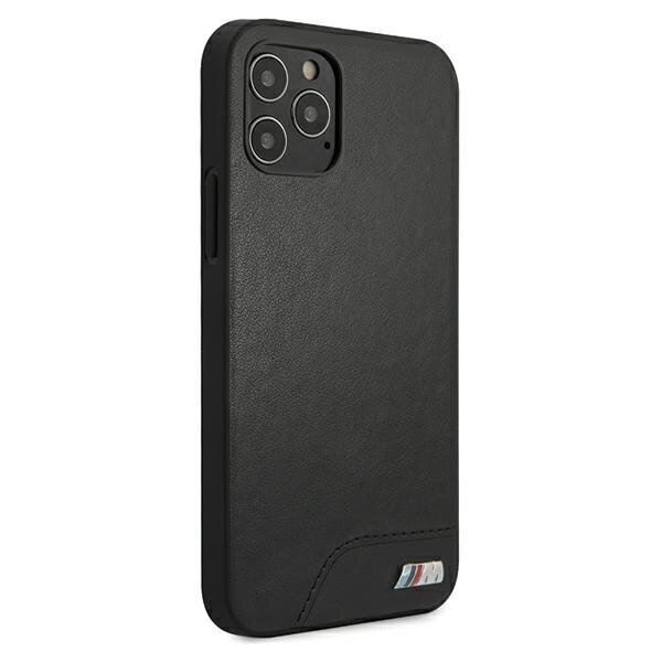 Originalus dėklas / Case Apple iPhone 12 Pro Max BMW M Collection Leather, juodas kaina ir informacija | Telefono dėklai | pigu.lt