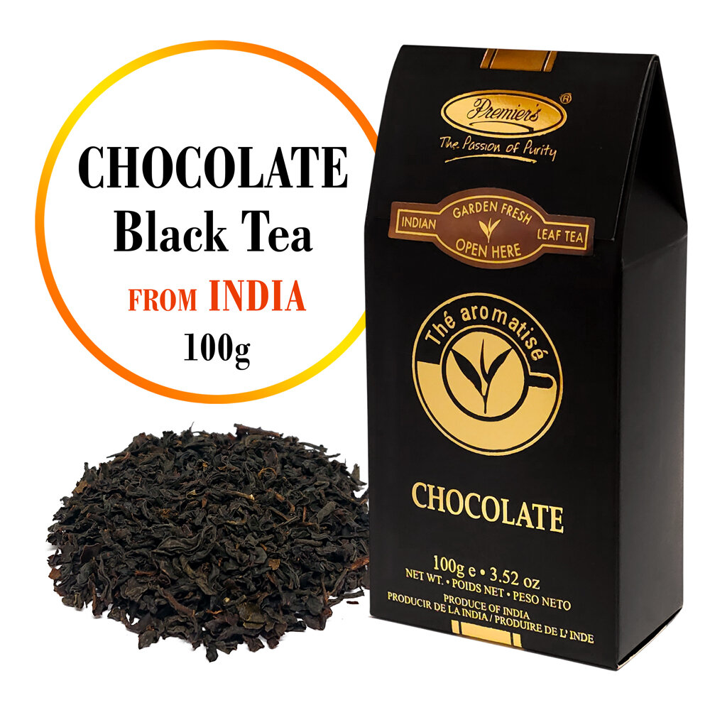 Indijos juodoji arbata ŠOKOLADAS, Chocolate Black tea, Premiers, 100 g kaina ir informacija | Arbata | pigu.lt