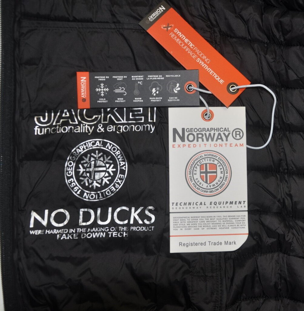 Striukė moterims Geographical Norway, Degree Lady Black 054 kaina ir informacija | Striukės moterims | pigu.lt