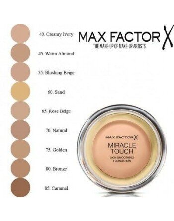 Makiažo pagrindas Max Factor Miracle Touch, 11.5 g 65 Rose Beige kaina ir informacija | Makiažo pagrindai, pudros | pigu.lt