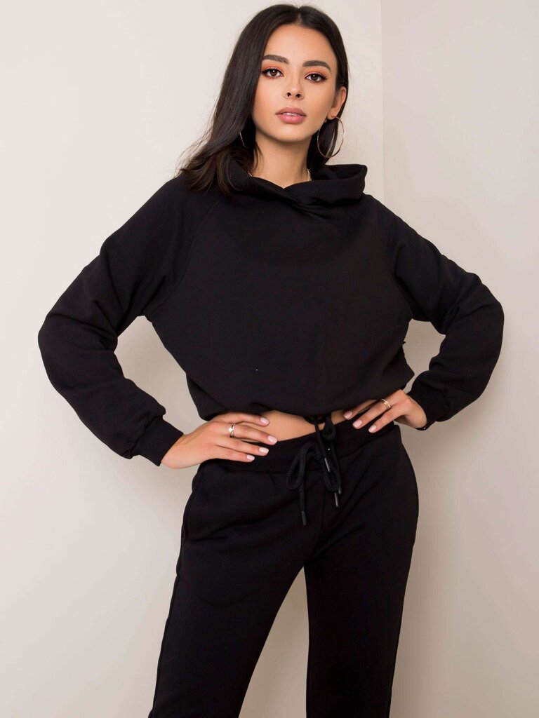 Džemperis moterims Nicole, juodas kaina ir informacija | Megztiniai moterims | pigu.lt