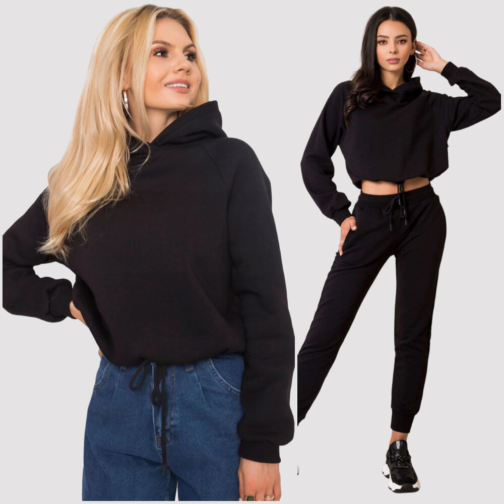 Džemperis moterims Nicole, juodas цена и информация | Megztiniai moterims | pigu.lt
