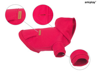 Amiplay джемпер с капюшоном Texas, M, красный цена и информация | Одежда для собак | pigu.lt