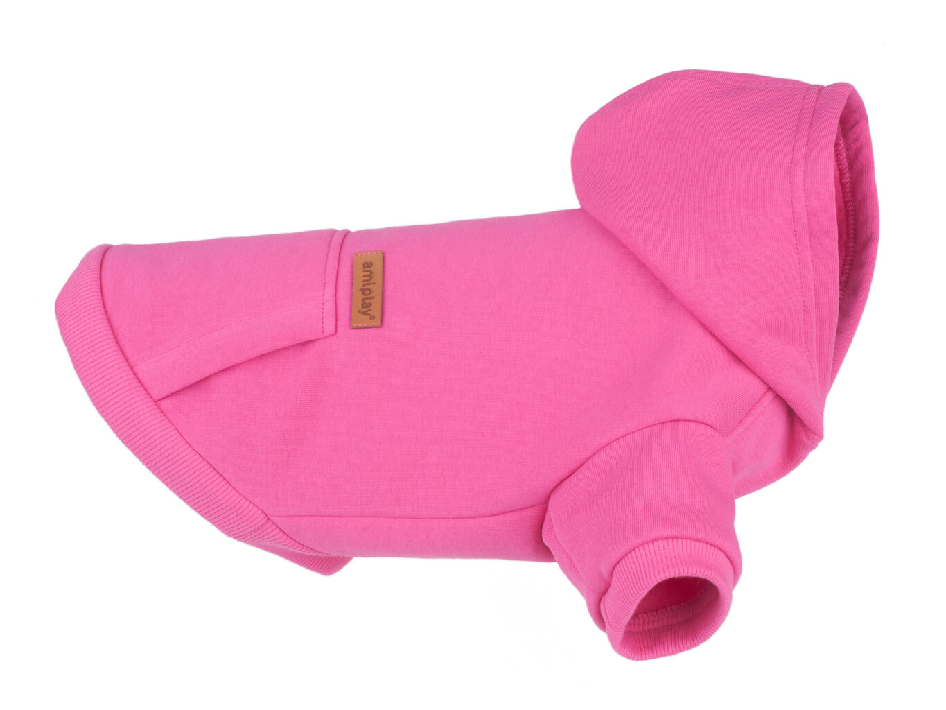 Amiplay džemperis su gobtuvu Texas, XL, rožinis kaina ir informacija | Drabužiai šunims | pigu.lt