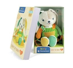 Мягкая игрушка Кролик с кольцами Clementoni Baby, 17419 цена и информация | Мягкие игрушки | pigu.lt