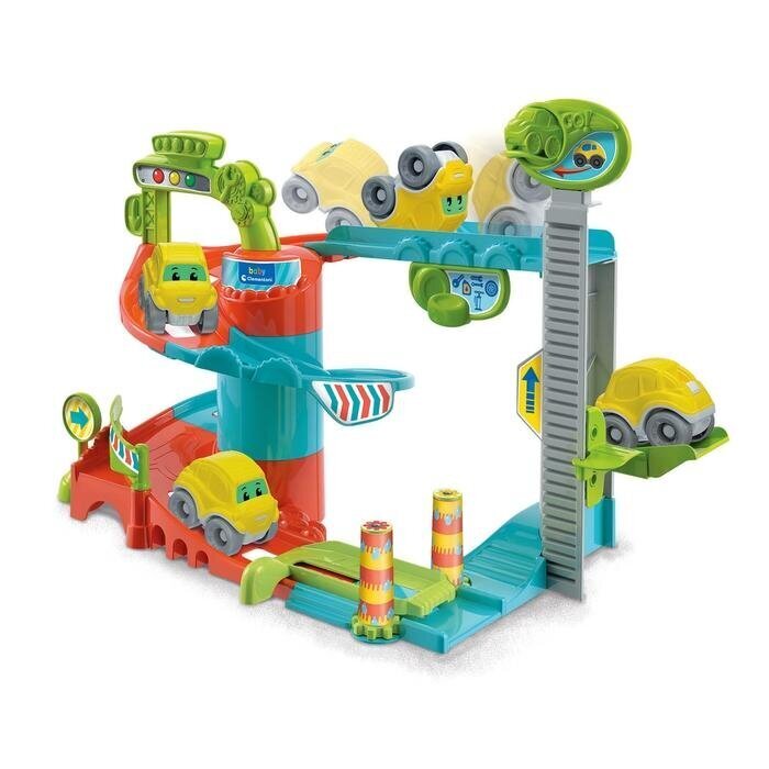 Trasa su mašinėle Clementoni Fun Garage kaina ir informacija | Žaislai berniukams | pigu.lt