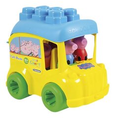 Mokyklinis autobusiukas su kaladėlėmis Clementoni Clemmy Peppa Pig, 8 vnt. kaina ir informacija | Žaislai kūdikiams | pigu.lt