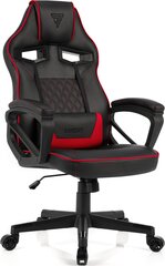 Игровое кресло Sense7 Knight, черное/красное цена и информация | Офисные кресла | pigu.lt