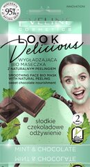 Разглаживающая маска для лица Eveline Look Delicious, 10 мл цена и информация | Маски для лица, патчи для глаз | pigu.lt