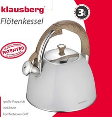 Klausberg virdulys, 3 L kaina ir informacija | Kavinukai, virduliai | pigu.lt