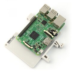 Raspberry Pi 4B/3B laikiklis ant DIN bėgelio - DRP2 kaina ir informacija | Atviro kodo elektronika | pigu.lt