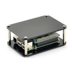 Atvira dėžutė Raspberry Pi Model 4B/3B+ mikrokompiuteriui kaina ir informacija | Atviro kodo elektronika | pigu.lt