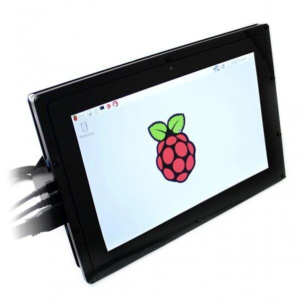 Waveshare talpinis lietimui jautrus ekranas Raspberry Pi mikrokompiuteriui - LCD IPS 10.1 kaina ir informacija | Atviro kodo elektronika | pigu.lt