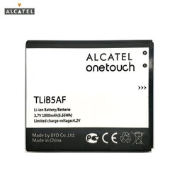 Alcatel TLiB5AF Оригинальный Аккумулятор One Touch Pop C5 5036D / 997 / 5035 (x’POP) / МТС 975 / Router MW40CJ 4G Li-Pol 1800mAh (OEM) цена и информация | Аккумуляторы для телефонов | pigu.lt