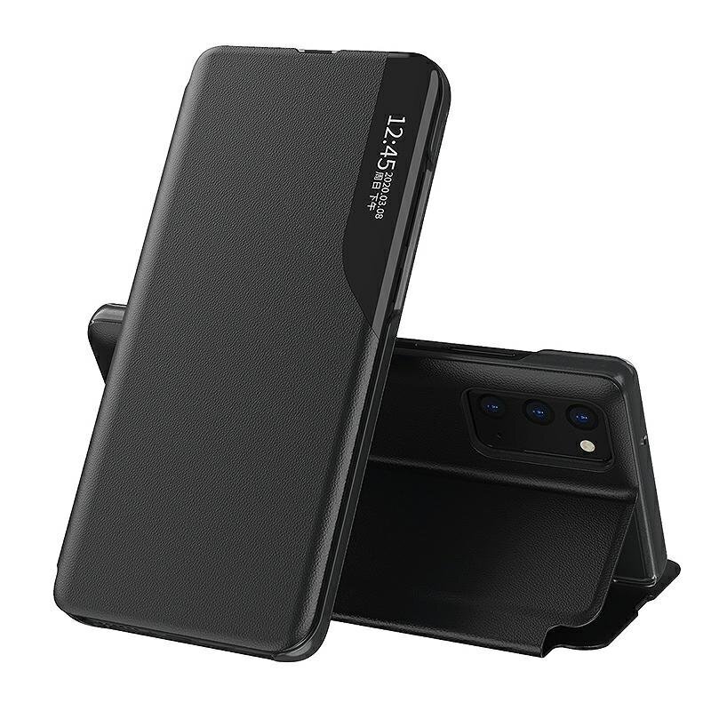 Mocco Smart Flip Cover Case For Samsung Galaxy A20s Black kaina ir informacija | Telefono dėklai | pigu.lt