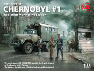 Klijuojamas Modelis ICM 35901 Černobylio Radiacijos Priežiūros Punktas 1/35 kaina ir informacija | Klijuojami modeliai | pigu.lt