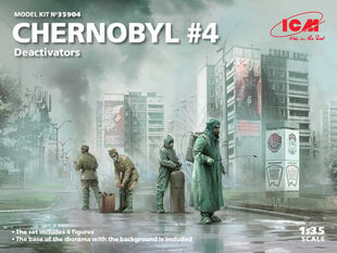 Klijuojamas Modelis ICM 35904 Černobylio Dezaktyvatoriai 1/35 kaina ir informacija | Klijuojami modeliai | pigu.lt