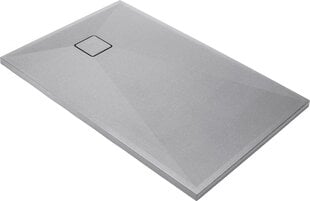 Deante granitinis dušo padėklas Correo metallic grey, 120x80 cm цена и информация | Душевые поддоны | pigu.lt
