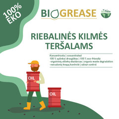 Priemonė riebalinės kilmės nuotekų pašalinimui BioVala - Biogrease, 1 l kaina ir informacija | Mikroorganizmai, bakterijos | pigu.lt