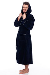 Халат мужской Elite Bamboo, синий цена и информация | Мужские халаты, пижамы | pigu.lt