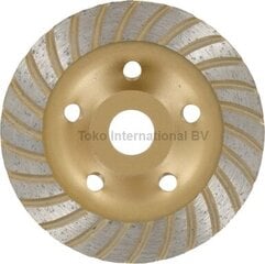 Deimantinis betono šlifavimo diskas 125mm TURBO Toko (73554) kaina ir informacija | Mechaniniai įrankiai | pigu.lt