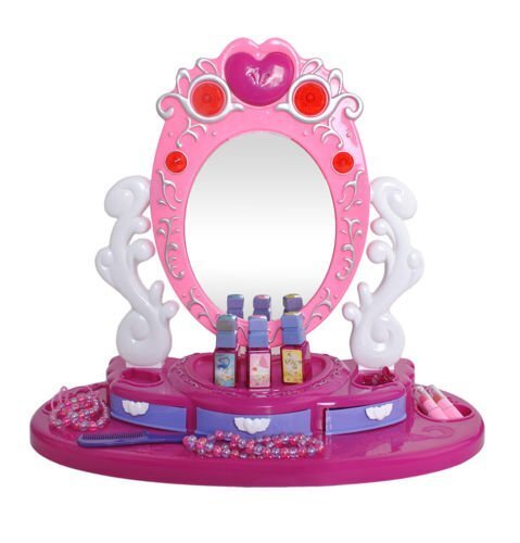 Vaikiškas makiažo veidrodis kaina ir informacija | Žaislai mergaitėms | pigu.lt