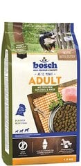 Bosch Petfood Adult Poultry & Millet (High Premium) sausas maistas šunims 1kg x 5 vnt. kaina ir informacija | Sausas maistas šunims | pigu.lt