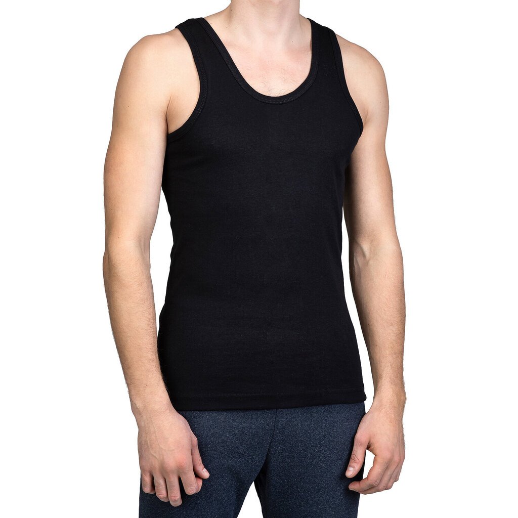 Vyriški marškinėliai be rankovių Ceylan, juodi kaina ir informacija | Vyriški apatiniai marškinėliai | pigu.lt