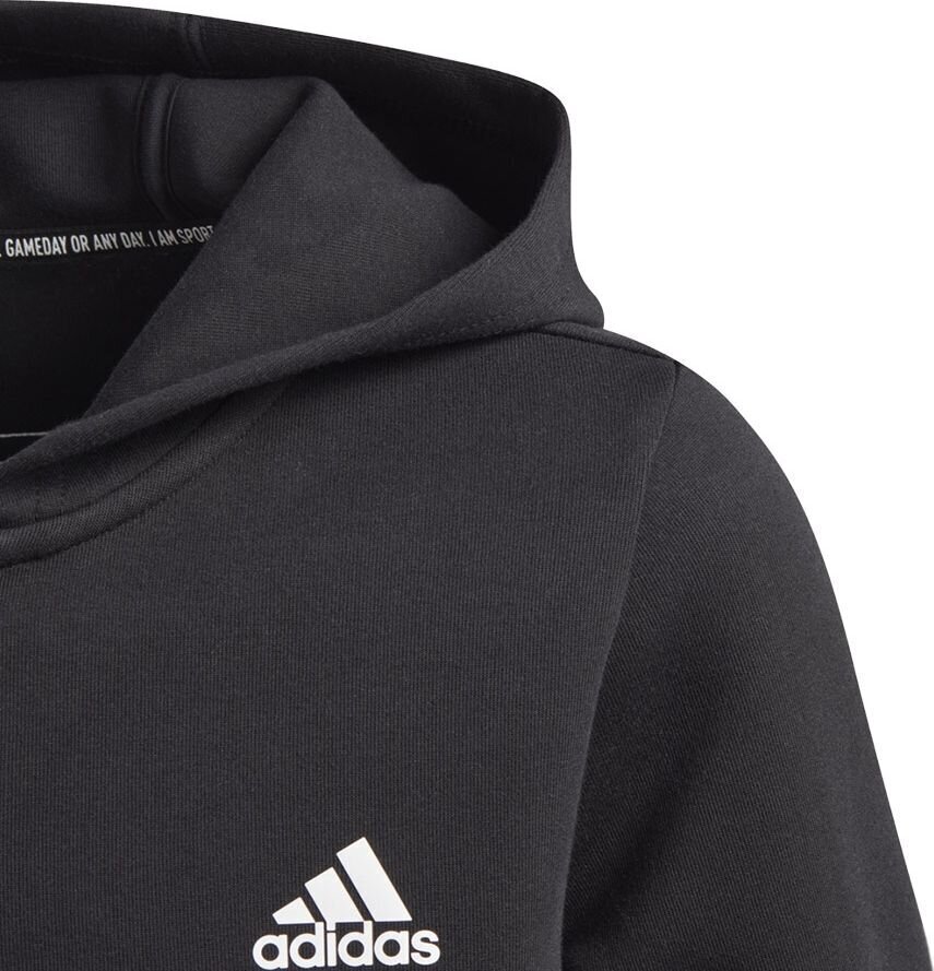 Džemperis vaikams Adidas B 3S FZ GE0663 GE0663, juodas цена и информация | Megztiniai, bluzonai, švarkai berniukams | pigu.lt