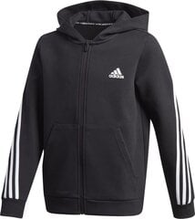 Džemperis vaikams Adidas B 3S FZ GE0663 GE0663, juodas kaina ir informacija | Megztiniai, bluzonai, švarkai berniukams | pigu.lt