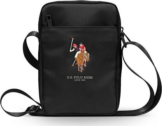 U.S. Polo Assn Black krepšys, 8'' (~20.3 cm) kaina ir informacija | Krepšiai, kuprinės, dėklai kompiuteriams | pigu.lt