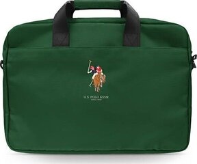 US Polo Assn Green сумка для компьютера 15" (~38 см) цена и информация | Рюкзаки, сумки, чехлы для компьютеров | pigu.lt