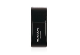 Беспроводной USB адаптер Mercusys MW300UM цена и информация | Маршрутизаторы (роутеры) | pigu.lt