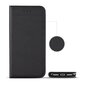 Hallo Smart Magnet Book Case Knygų telefono dėklas Samsung Galaxy A12 Juoda kaina ir informacija | Telefono dėklai | pigu.lt