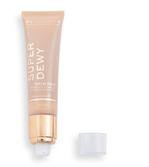 Skystas makiažo pagrindas Makeup Revolution London Superdewy Skin Tint 55 ml, Medium kaina ir informacija | Makiažo pagrindai, pudros | pigu.lt