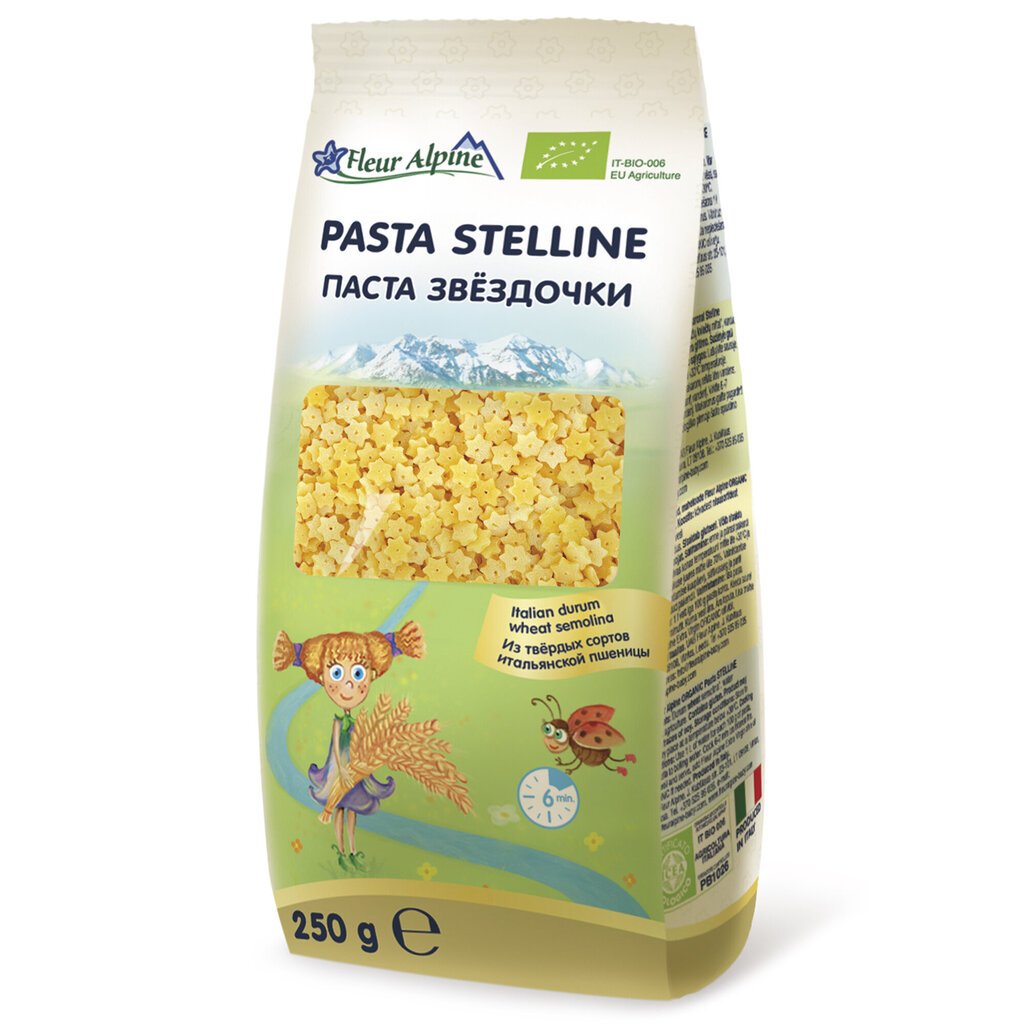 Makaronai „Pasta Stelline“, 250 g цена и информация | Makaronai | pigu.lt