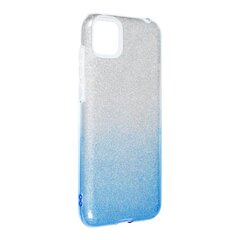 Forcell Shining Case skirta Iphone 11 pro max skaidri/mėlyna kaina ir informacija | Telefono dėklai | pigu.lt