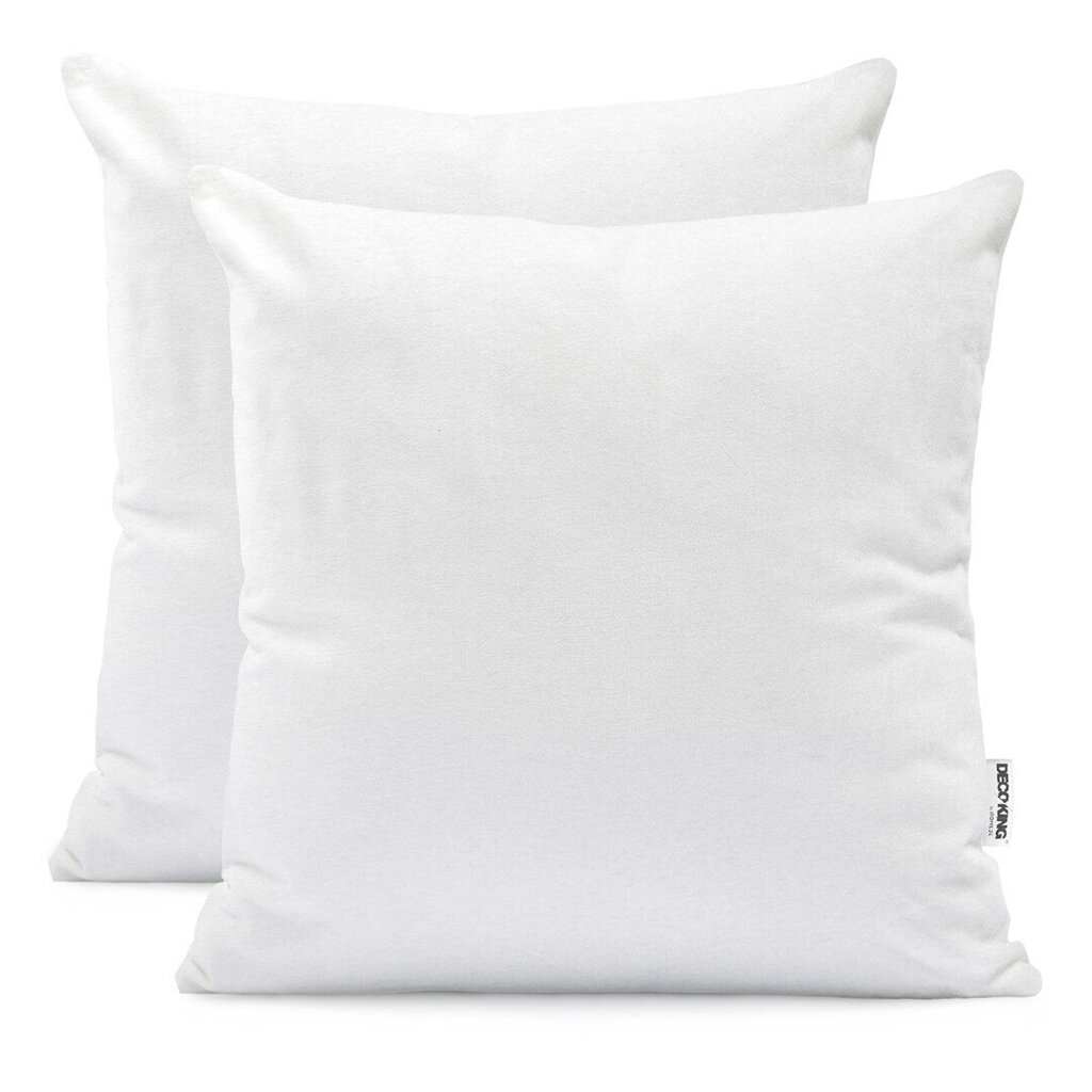 DecoKing dekoratyvinės pagalvėlės užvalkalas Amber, 80x80 cm, 2 vnt. цена и информация | Dekoratyvinės pagalvėlės ir užvalkalai | pigu.lt