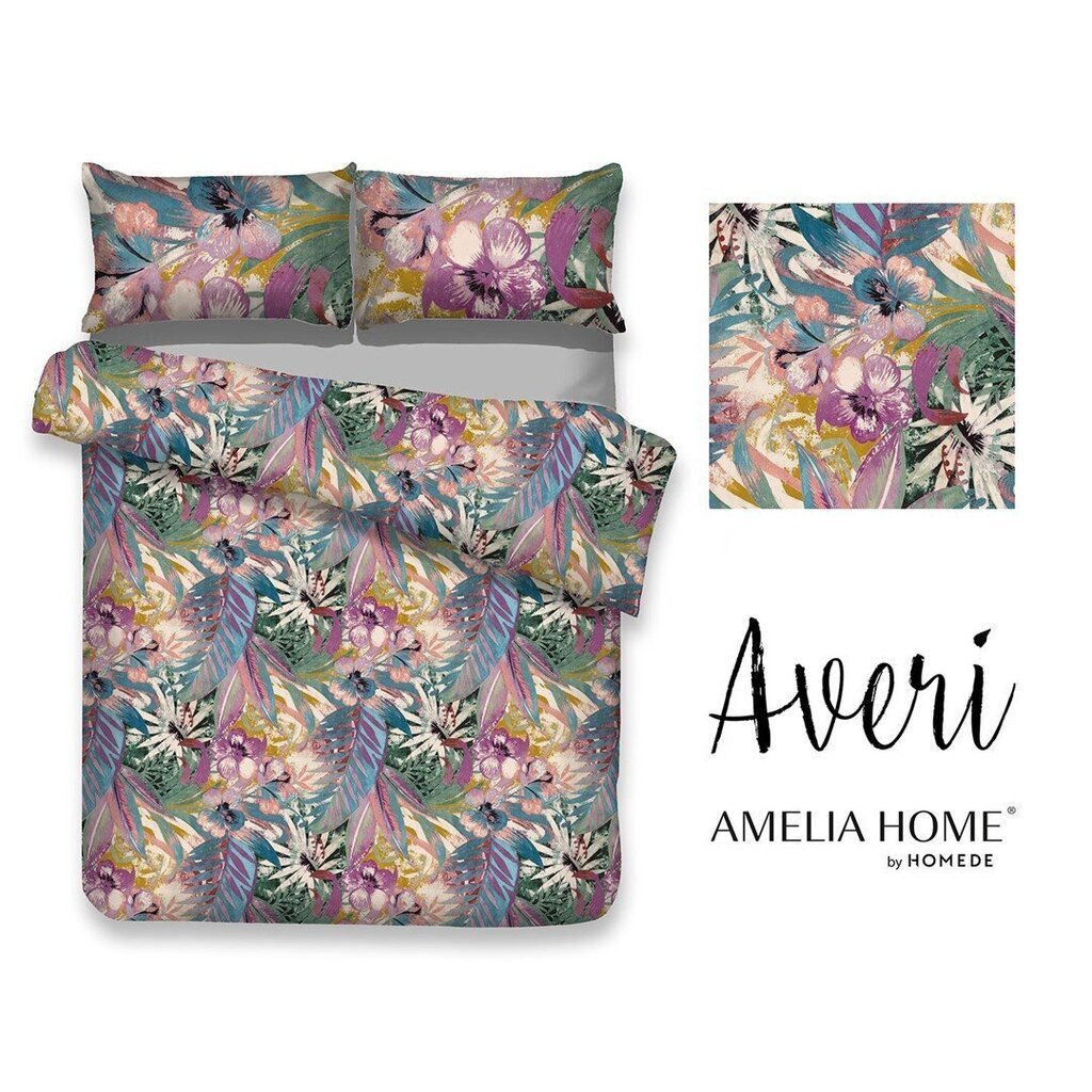 AmeliaHome patalynės komplektas Averi Hawaii, 200x220, 3 dalių цена и информация | Patalynės komplektai | pigu.lt