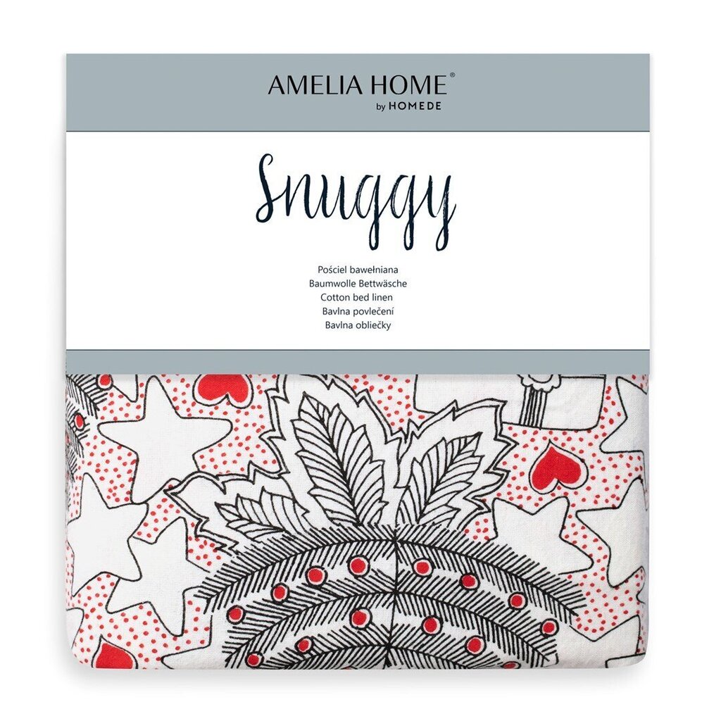 AmeliaHome patalynės komplektas Snuggy Merry, 155x220, 2 dalių kaina ir informacija | Patalynės komplektai | pigu.lt