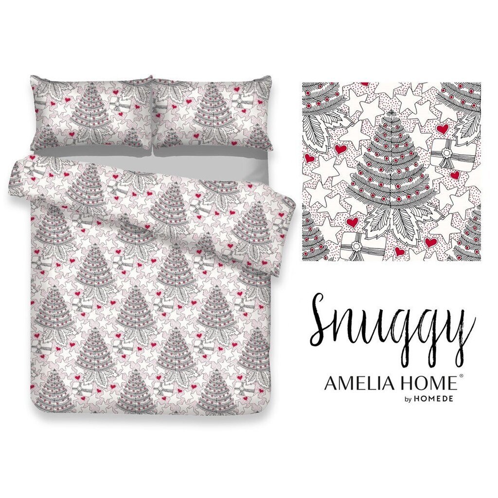 AmeliaHome patalynės komplektas Snuggy Merry, 155x220, 2 dalių цена и информация | Patalynės komplektai | pigu.lt