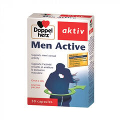 Maisto papildas Doppelherz Aktiv Men Active, 30 kapsulių цена и информация | Витамины, пищевые добавки, препараты для хорошего самочувствия | pigu.lt
