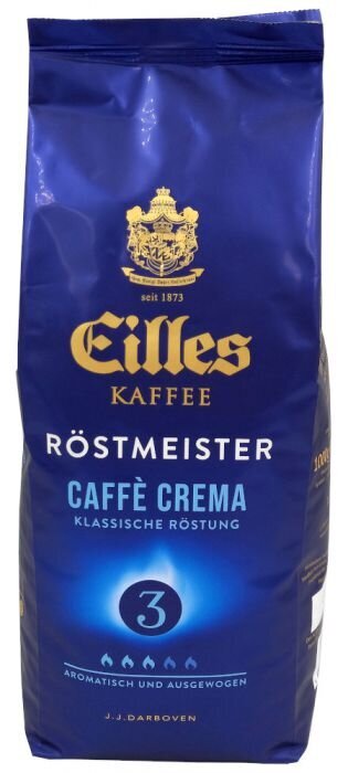 Kavos pupelės Eilles Cafe Crema, 1kg kaina ir informacija | Kava, kakava | pigu.lt