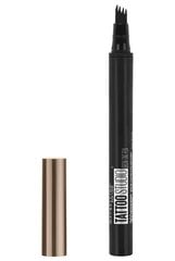 Фломастер для бровей Maybelline Microblading Pen Soft Brown, 0,15 г цена и информация | Карандаши, краска для бровей | pigu.lt