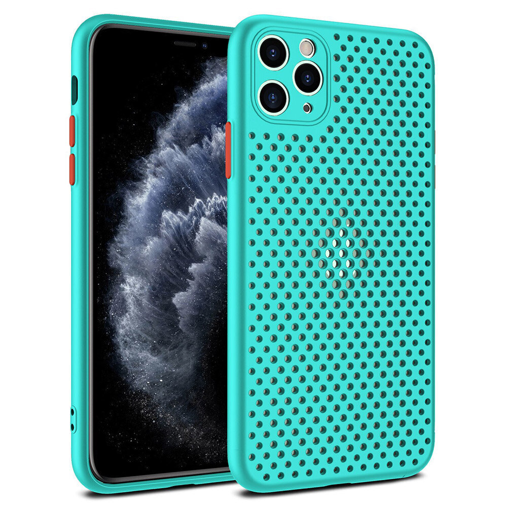 Breath dėklas telefonui Xiaomi Redmi Note 9S / 9 Pro / 9 Pro Max, turkis цена и информация | Telefono dėklai | pigu.lt