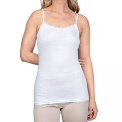 Viskoziniai marškinėliai moterims Donella, balti kaina ir informacija | Apatiniai marškinėliai moterims | pigu.lt
