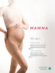 Женские колготки Mamma 40, черные цена и информация | Gabriella Одежда, обувь и аксессуары | pigu.lt