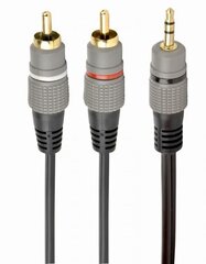 Gembird CCA-352, Aux 3.5 mm/RCA, 2.5 m kaina ir informacija | Kabeliai ir laidai | pigu.lt