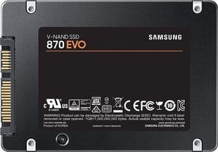 Samsung Evo 870 MZ-77E500B/EU kaina ir informacija | Samsung Kompiuterių komponentai | pigu.lt